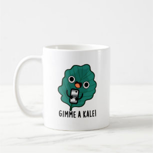 Taza De Café Gimme A Kale Funny Veggie Pun