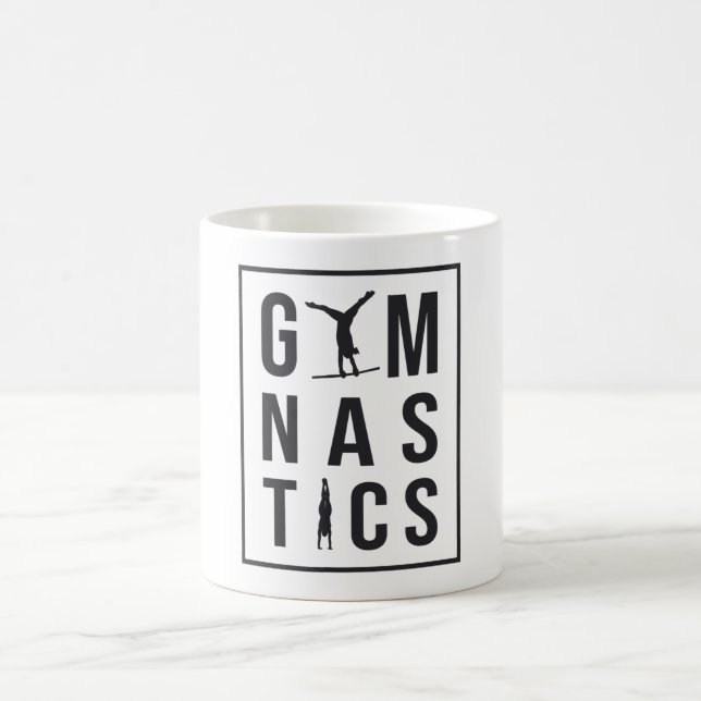 Taza De Café Gimnasia Gimnasta Unven Barras Esperando Acrobat M (Centro)