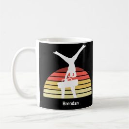 Taza De Café Gimnasia masculina personalizado Gimnasia de cabal