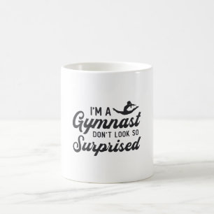 Taza De Café Gimnasia, soy gimnasta, no me sorprendas tanto