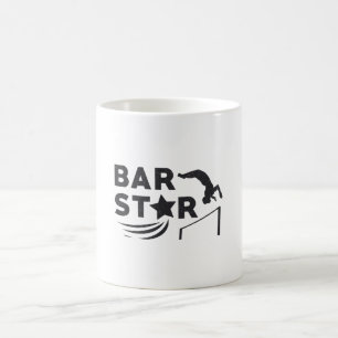 Taza De Café Gimnasia Unven Bar Estrella Acrobat Beam Gymnast