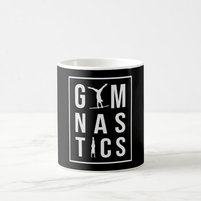 Taza De Café Gimnasia Unven Barras Esperando a Acrobat Mat Gymn (Centro)