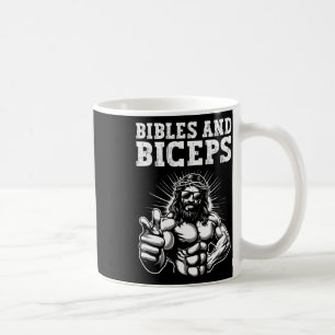 Taza De Café Gimnasio culturismo fitness humor Biblias y bíceps