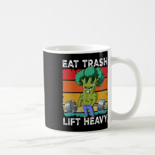 Taza De Café Gimnasio de brócoli Entrenamiento con pesas Comer