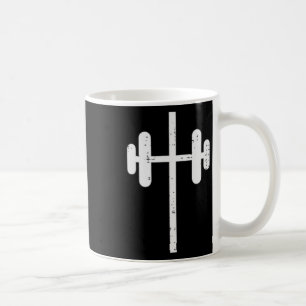 Taza De Café Gimnasio de ejercicios cristianos de la cruz de en