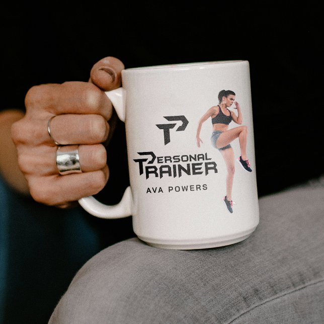 Taza De Café Gimnasio de entrenador personal Personalizado (Subido por el creador)