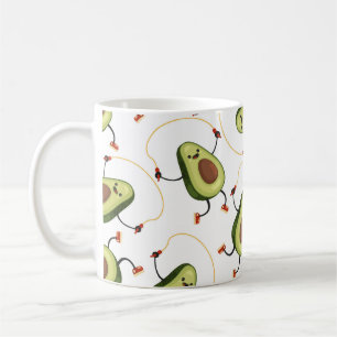 Taza De Café Gimnasio del aguacate: Patrón de cosecha