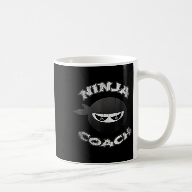 Taza De Café Gimnasio del entrenador del equipo multitarea Ninj (Derecha)