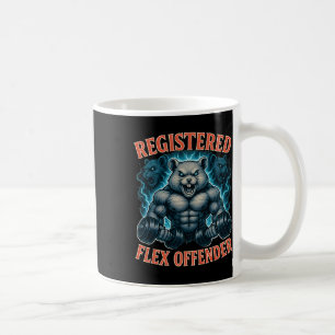 Taza De Café Gimnasio divertida de infractor flexible registrad