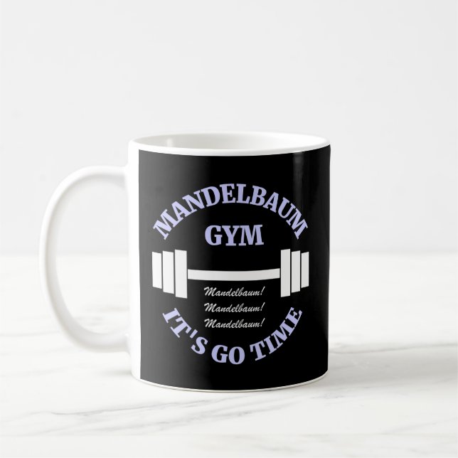 Taza De Café Gimnasio Mandelbaum Se Va (Izquierda)