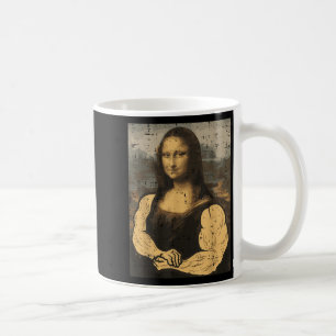 Taza De Café Gimnasio Mona Lisa Muslo Diversión entrenamiento F