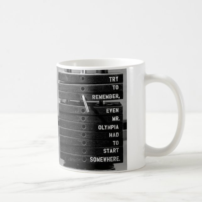 Taza De Café Gimnasio Motivador (Derecha)