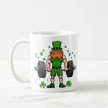 Gimnasio St. Patrick's Day Funny Leprechaun Barbel