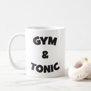 Taza De Café Gimnasio y Tonic - Divertido entrenamiento de Nove
