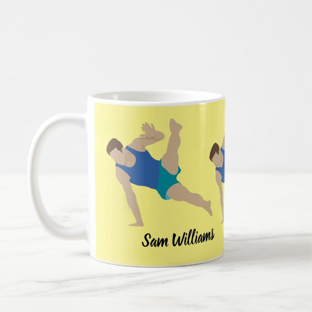 Taza De Café Gimnasta masculino (Izquierda)