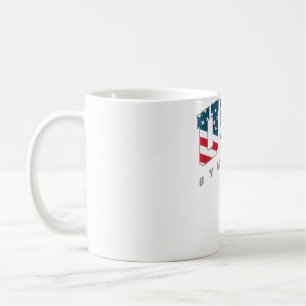 Taza De Café Gimnastas de EE.UU. Bandera Equipo de apoyo Gimnas