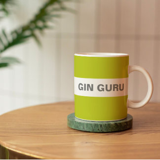 Taza De Café Gin Guru Lime Green Gin