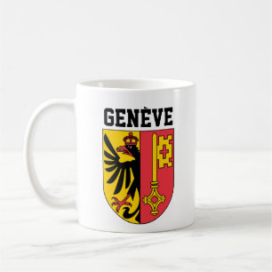 Taza De Café Ginebra, Suiza - escudo de armas