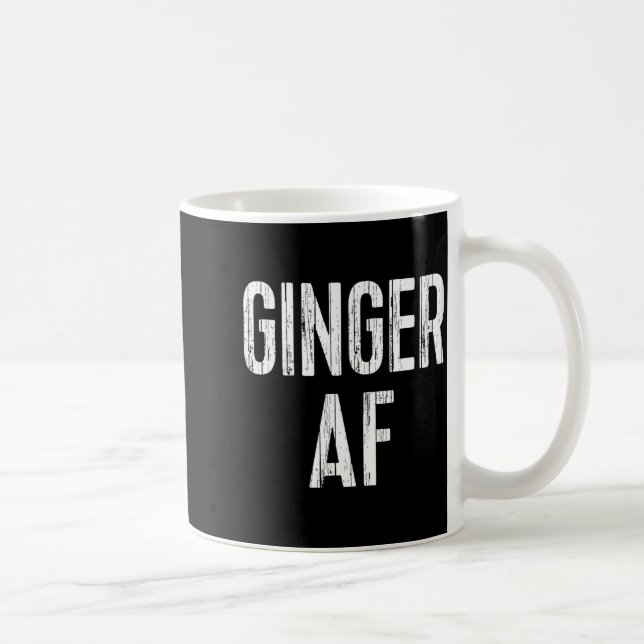 Taza De Café Ginger Af Shirt Irish Men Women St Patricks Day  (Derecha)