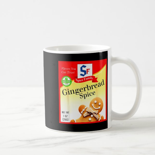 Taza De Café Ginger Bread Sce Group Costume Family Matching Hal (Derecha)