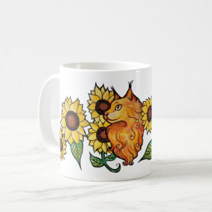 Taza De Café Ginger Maine Coon Cat