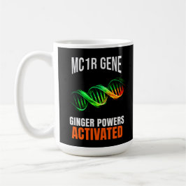 Taza De Café Ginger Powers Activated DNA Mutant Funny Redhead