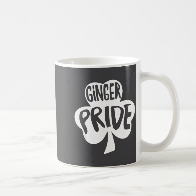 Taza De Café Ginger Pride Funny St Patricks Day Shirt Irish  (Derecha)