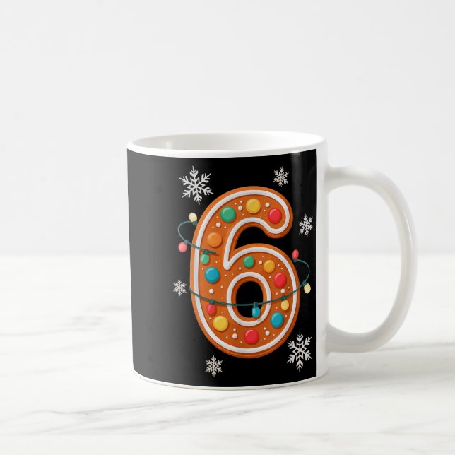 Taza De Café Gingerbread 6 7 Meme Christmas Matching Couple Boy (Derecha)