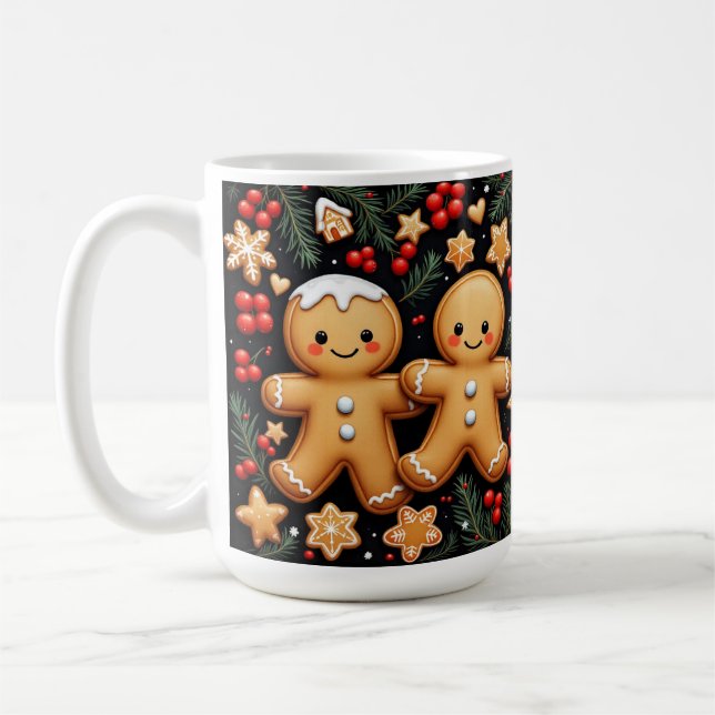 Taza De Café Gingerbread Buddies (Izquierda)
