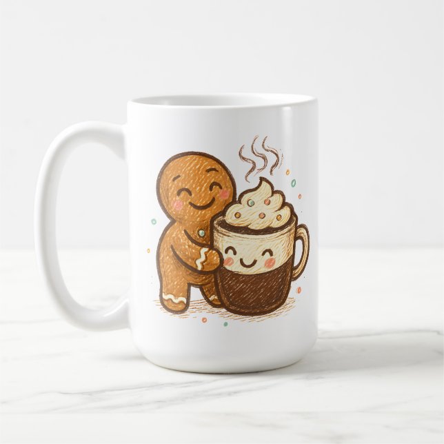 Taza De Café Gingerbread & Cocoa Mug (Izquierda)