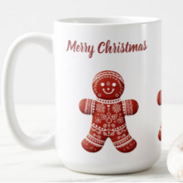 Taza De Café Gingerbread Cookie Mug Personalizado Textos