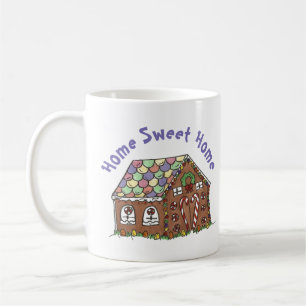 Taza De Café Gingerbread House Sweet Home Navidades Navidad