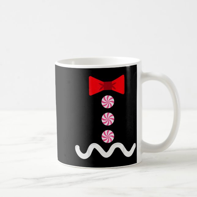 Taza De Café Gingerbread Man Christmas Costume Cookie Baking  (Derecha)