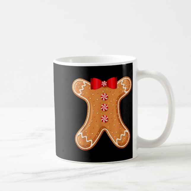 Taza De Café Gingerbread Man Cookie Costume Adult Kids Men Wome (Derecha)