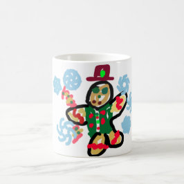 Taza De Café Gingerbread man dance