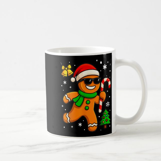 Taza De Café Gingerbread Man Funny Christmas Cookie Costume Bak (Derecha)