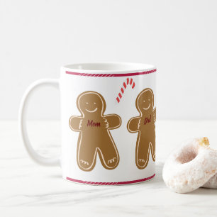 Taza De Café Gingerbread Man Personaliza el Día de Familia