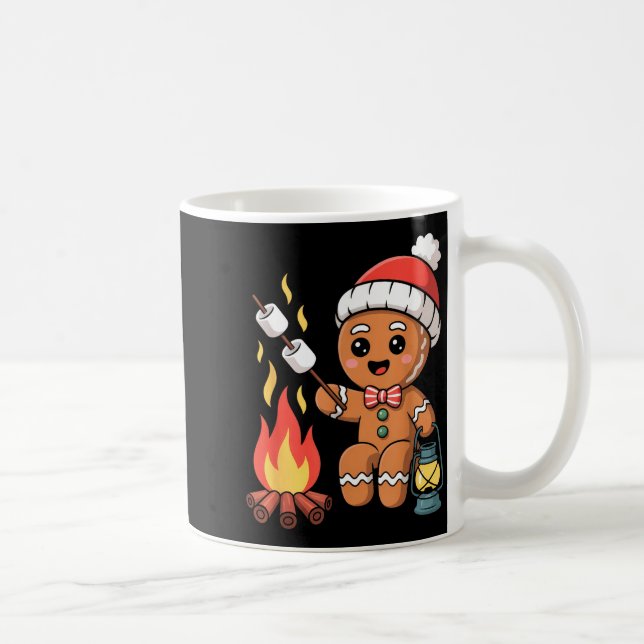 Taza De Café Gingerbread Marshmallow Roaster Camng Christmas  (Derecha)