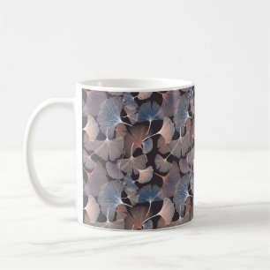 Taza De Café Ginhko leave pattern