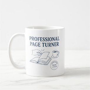 Taza De Café Gira de Páginas Profesional Regalo Divertido para