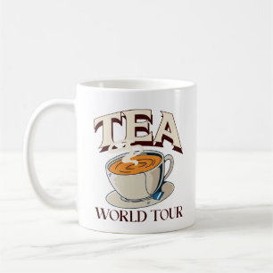 Taza De Café Gira Mundial del Té