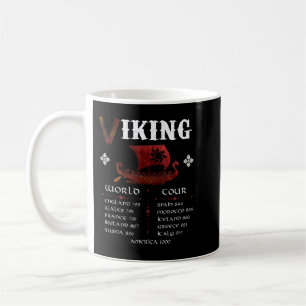 Taza De Café Gira Mundial Viking Barco Vikingo