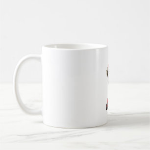 Taza De Café Girafa con Navidades de Santa Hat Safari Navidad S