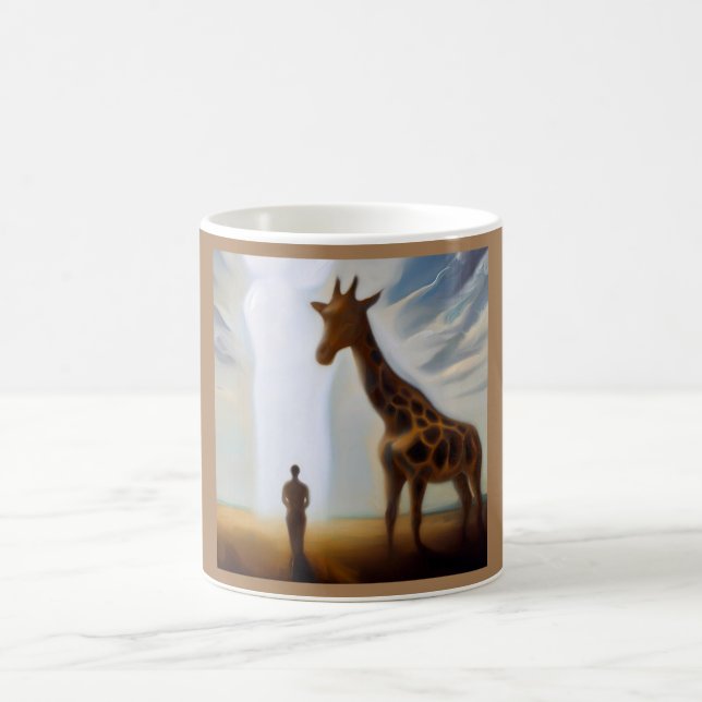 Taza De Café Girafa de animales espirituosos 2 (Centro)
