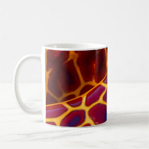 Taza De Café Girafas azules doradas
