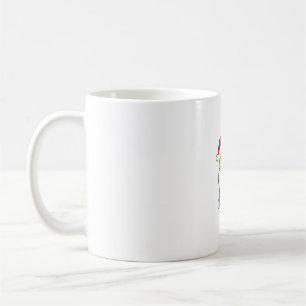 Taza De Café Girafas Cuestas En Navidades Se Muestran Para Navi