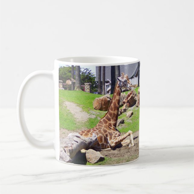 Taza De Café Giraffe #3 Mug (Izquierda)