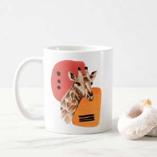 Taza De Café Giraffe africana