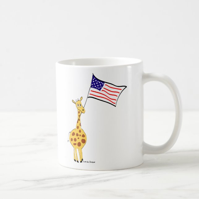 Taza De Café Giraffe americana (Derecha)