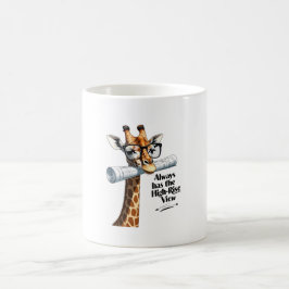 Taza De Café Giraffe Architect Mug - divertido